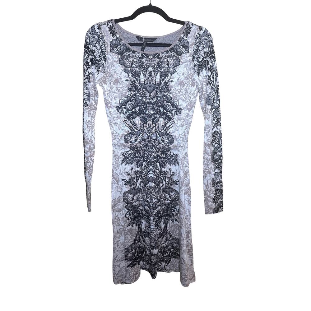 BCBGmaxazria Regan Dress Baroque Cream Size XS 70% Silk Pre Loved